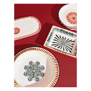 Serax - Baazar Suppenteller, Waww La Table - 4er Set | Rot