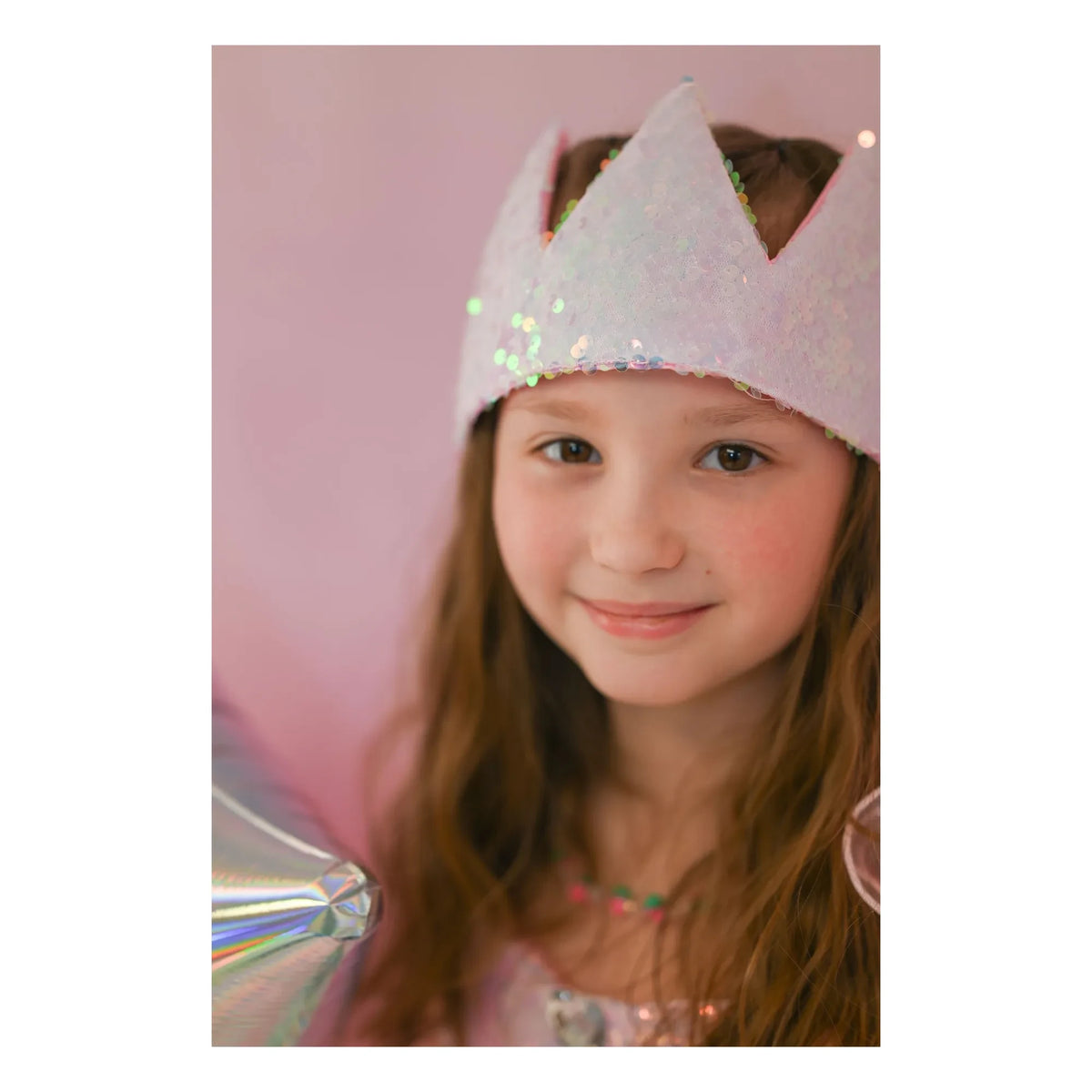 Great Pretenders - Glitter Tiara | Light Pink
