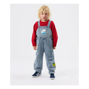 Goldie + Ace - Goldie + Ace x Schtroumpfs Denim Overalls | Blue