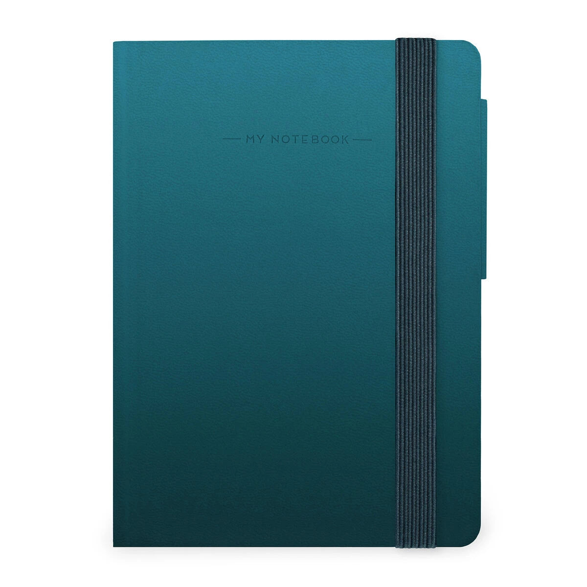 Legami - Cuaderno con Páginas en Blanco y Funda Suave Monocromática - Verde Profundo - Mi Cuaderno