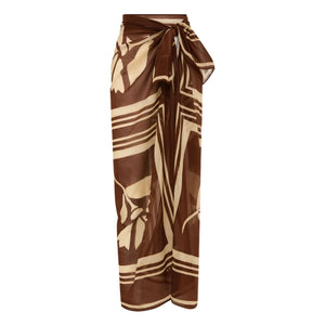 Soleil Soleil - Carnation Coconut pareo | Brown