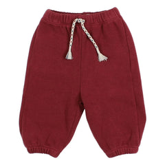 Búho - Bordo Jogger Kordonlu Kadife