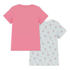 Petit Bateau - Batch 2 Çiçek Desenli Tişörtler | Pembe