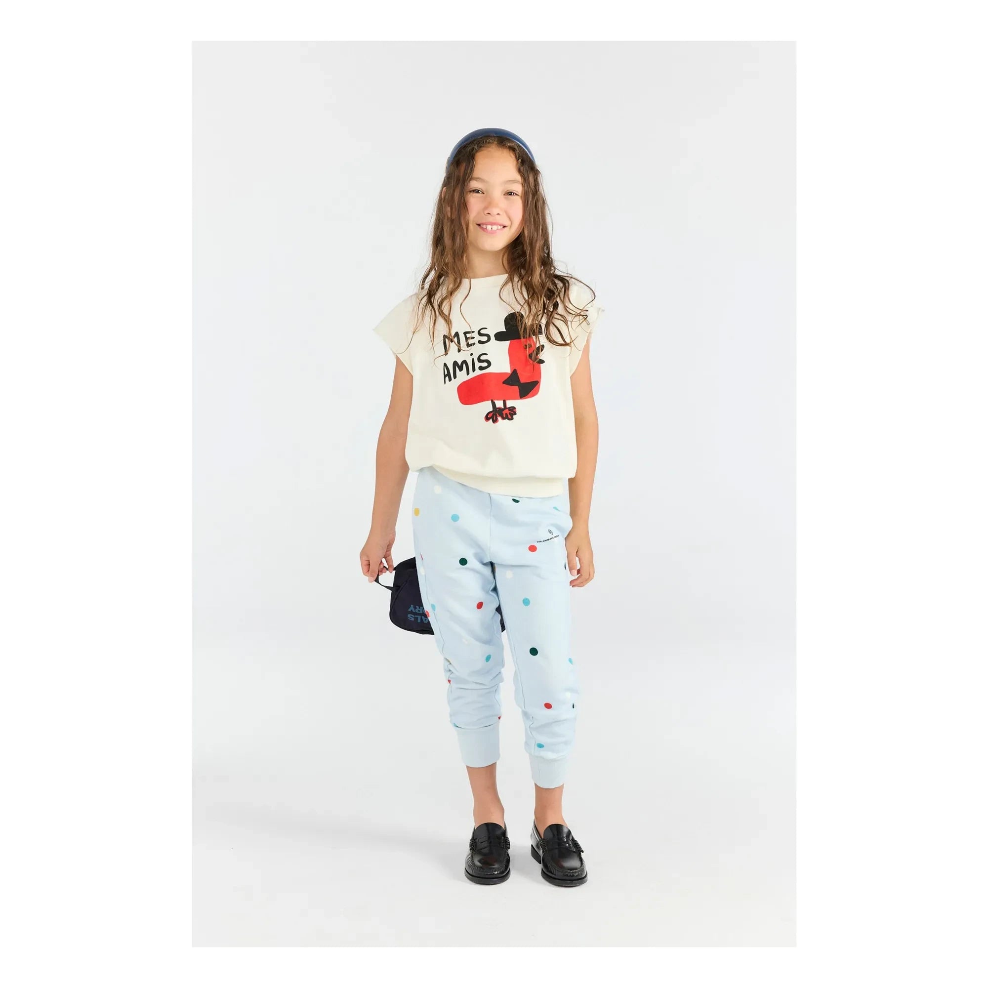 The Animals Observatory - Top Squab Mes Amis Organic Cotton | White