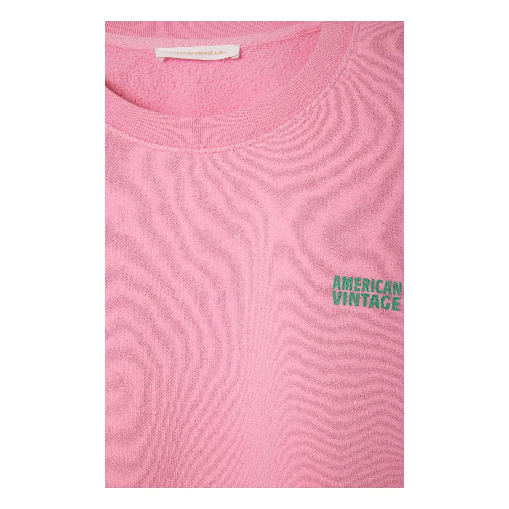 American Vintage - Sudadera de algodón Izubird | Cherry Wood