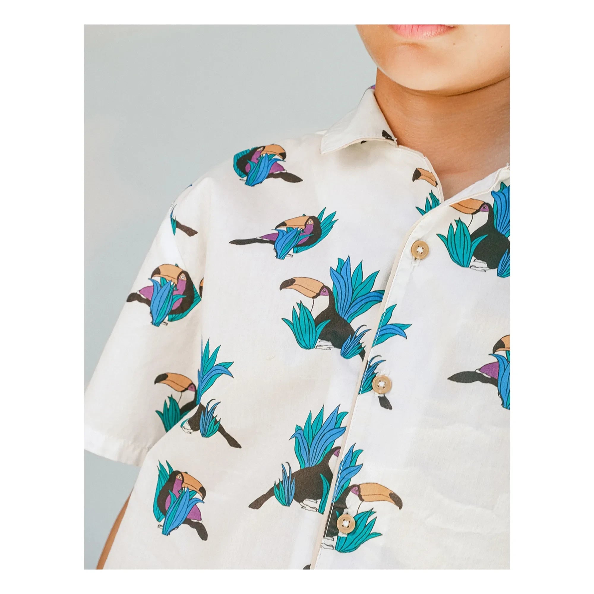Gingersnaps - Swiper Toucans Gömlek | Beyaz
