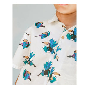 Gingersnaps - Swiper Toucans Gömlek | Beyaz