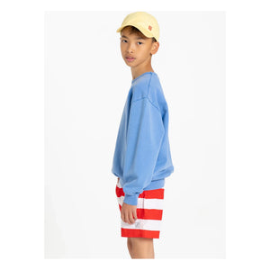 Smallable Kid - Archie Çizgili Yüzme Şortu | Koyu Kırmızı