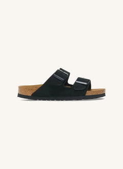 BIRKENSTOCK - Arizona SFB Süet Sandalet | Siyah