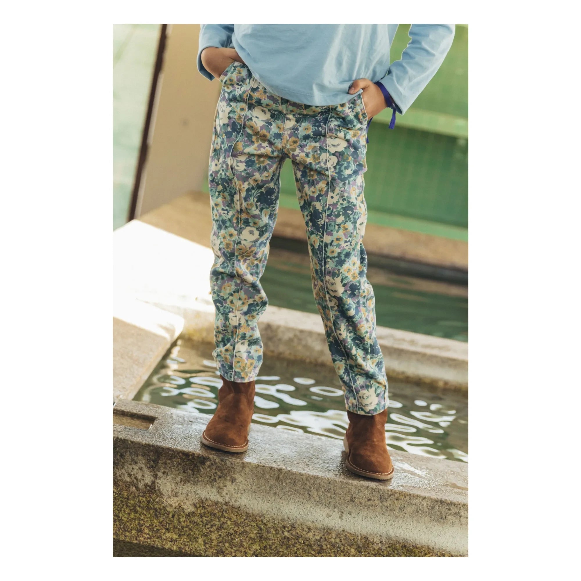 Favorite People - Pantalones Mixtape Floreados | Morado