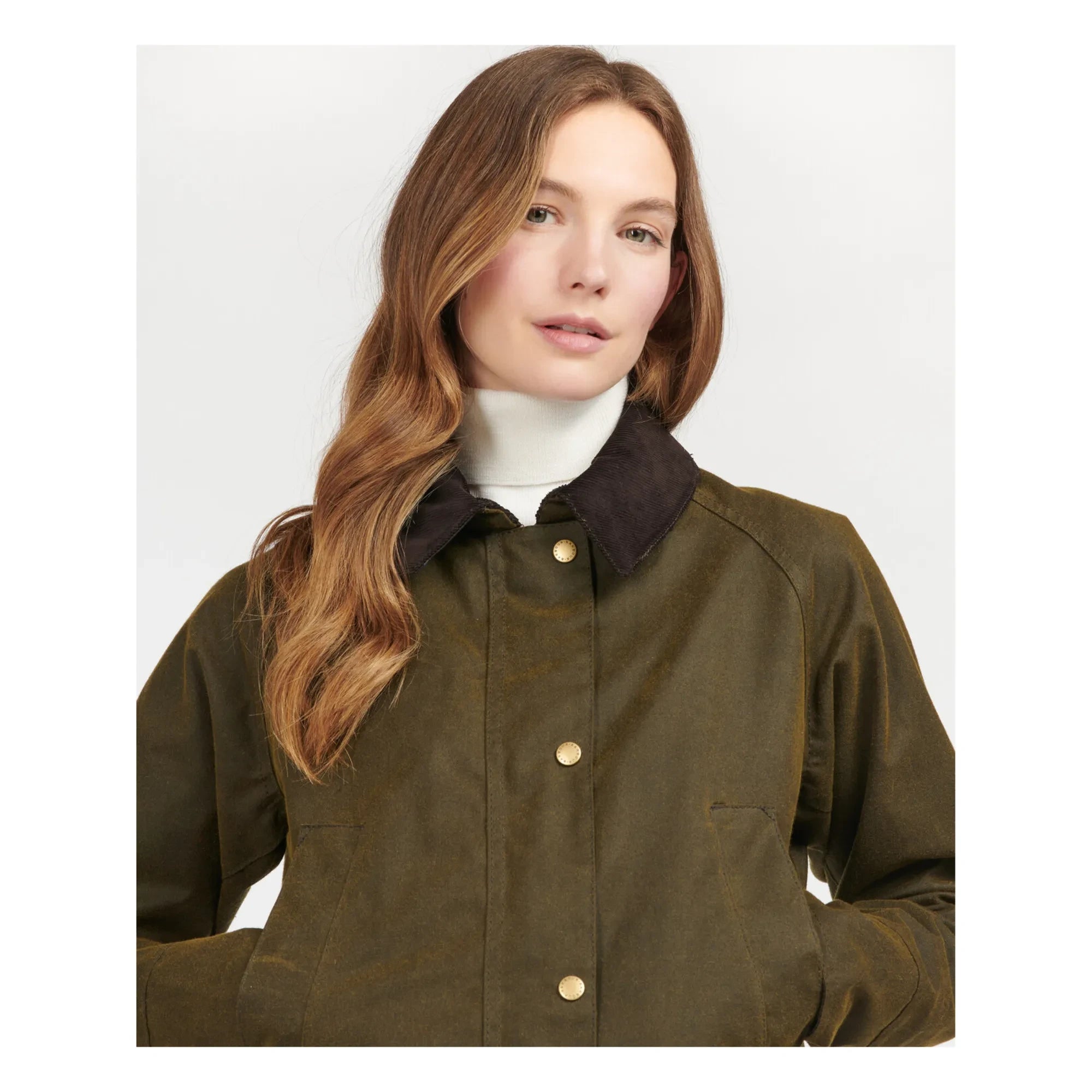 Barbour - Chaqueta encerada Acorn | Caqui