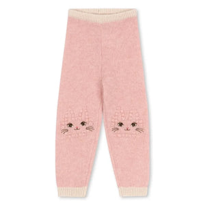Konges Sløjd - Pantalones de lana Kitty Chats | Rosa