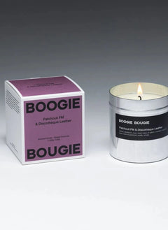 Boogie Bougie - FM Patchouli &amp; Leather Nightclub Kokulu Mum - 250 g