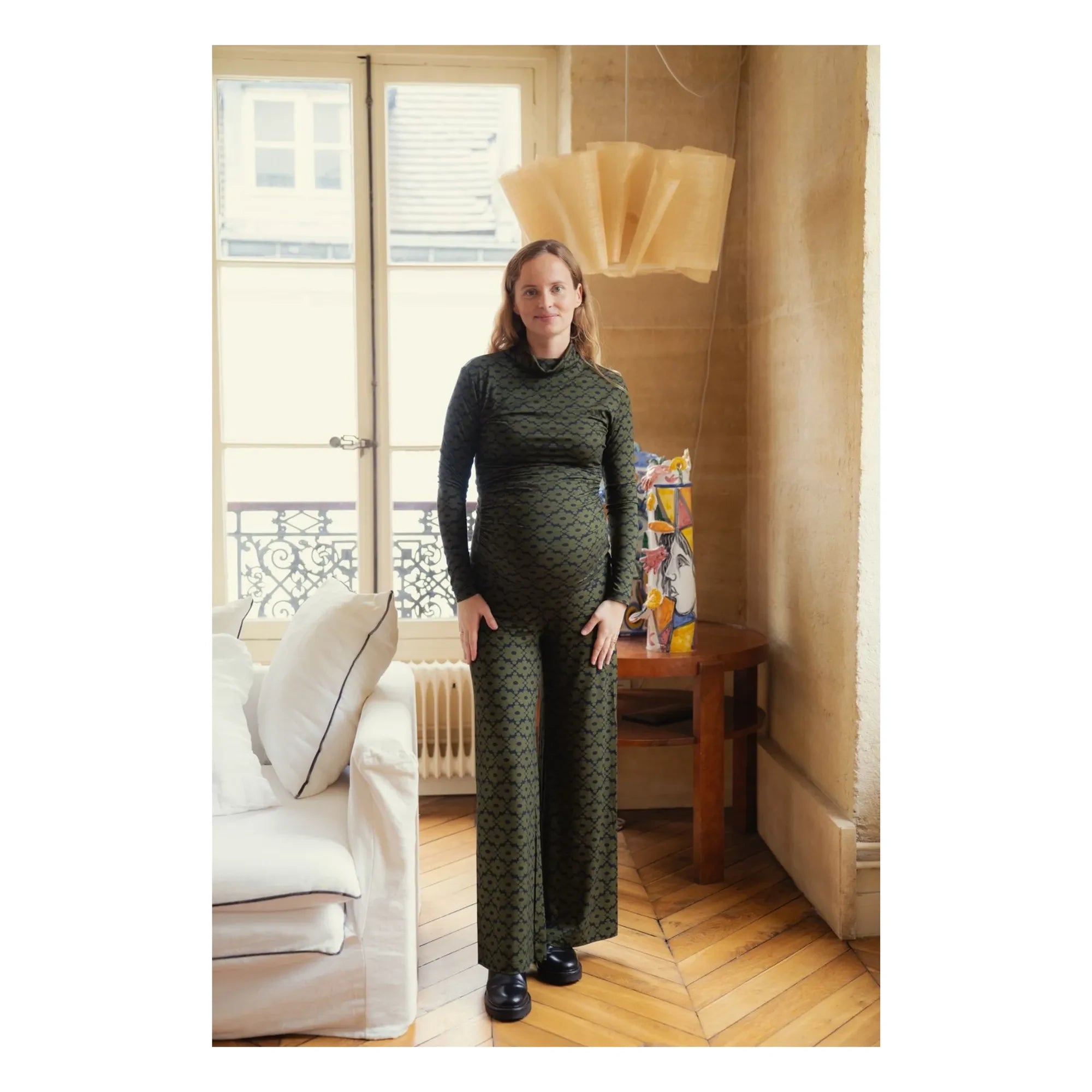 Paloma Collection - Mathilda Seventies Umstandstop | Khaki