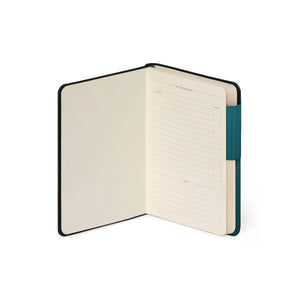 Legami - Lined Notebook with Monochrome Soft Cover - Deep Teal - My Notebook