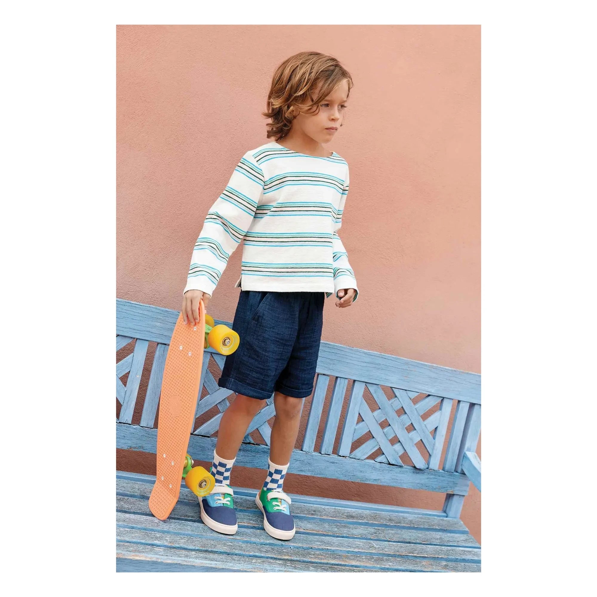 Bonton - Board Easy Schnürsneaker | Dunkelblau