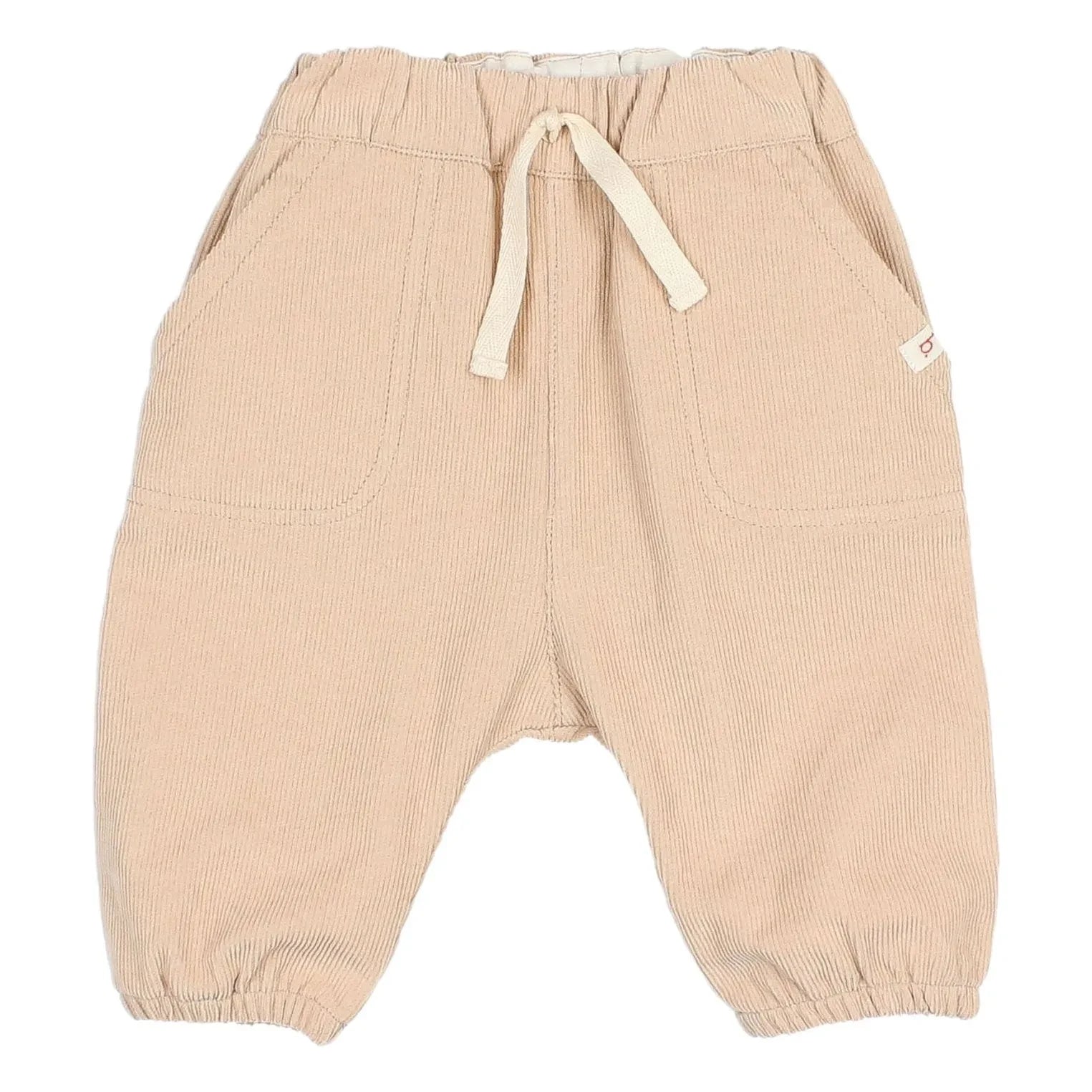 Búho - Pantalón de algodón orgánico Soft Velours | Arena