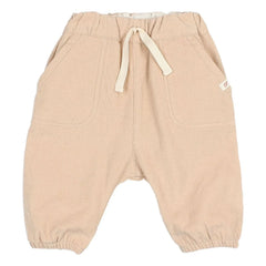 Búho - Soft Velours Bio-Baumwollhose | Sand
