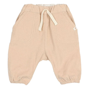 Búho - Soft Velours Bio-Baumwollhose | Sand