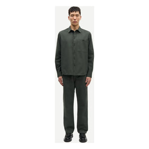 Samsoe Samsoe - Pantalón Sajabri 15840 Algodón orgánico | Verde oscuro