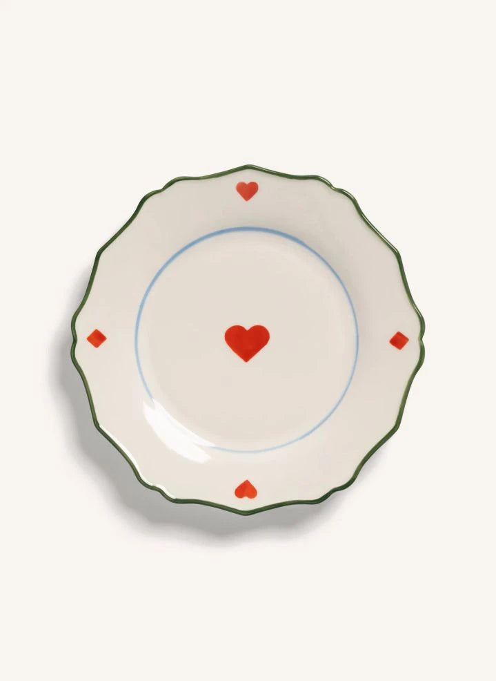 &Klevering - Kalp ve Yonca Tabaklar - 2'li Set