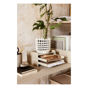 Ferm Living - Metal Desk Organizer | Beige