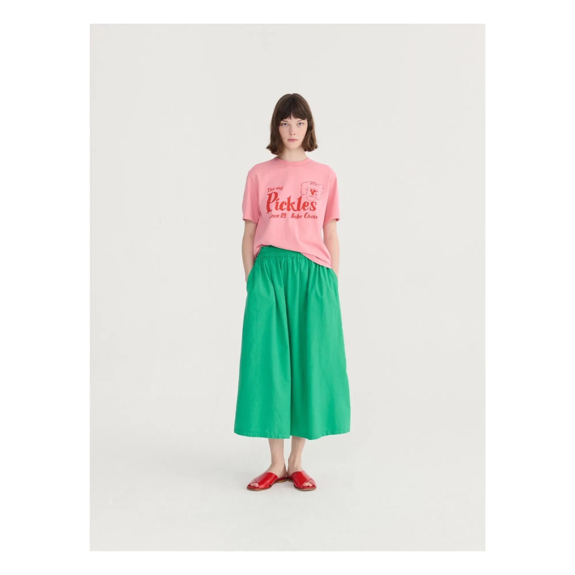 Bobo Choses - Falda, Algodón Orgánico | Verde