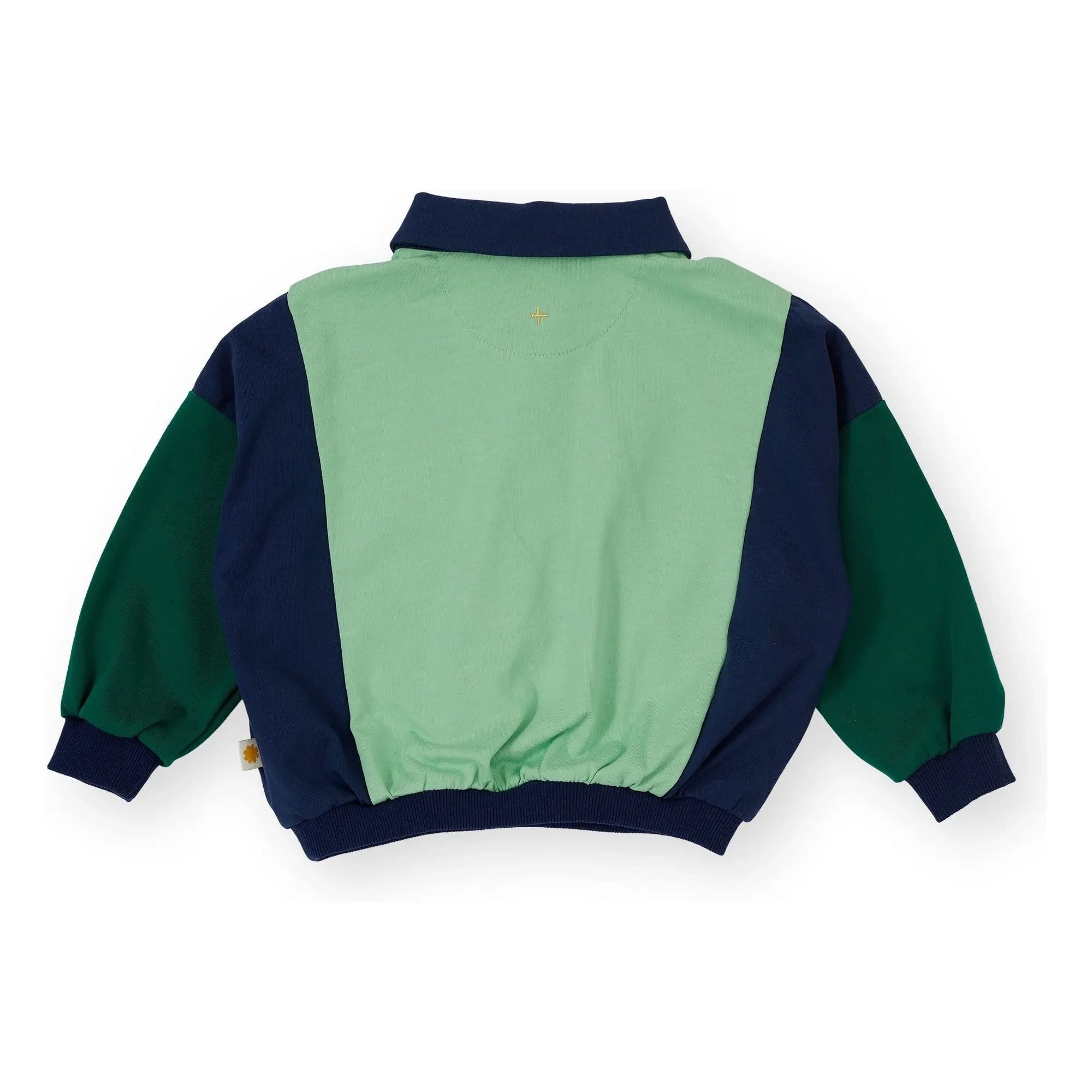 Goldie + Ace - Rugby Polo Yaka Sweatshirt | Yeşil