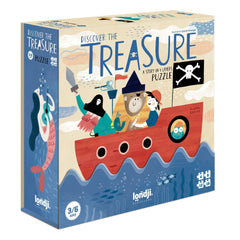 Londji - Discover The Treasure Kaplama Yapboz - 40 Parça