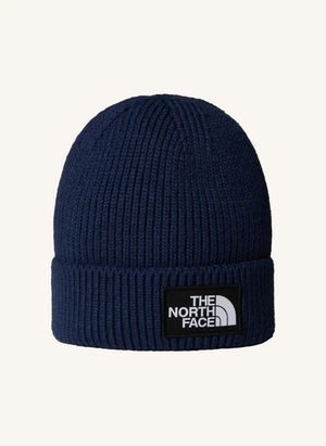 The North Face - TNF Logo Box Mütze mit Umschlag | Dunkelblau