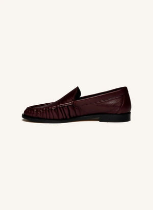 Odare - Rudi Croco Kabartmalı Loafer Ayakkabılar | Bordo