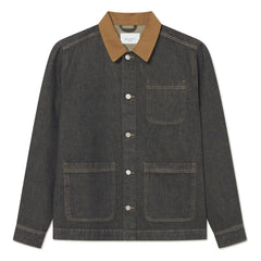 Les Deux - Layton Denim Overshirt | Schwarz