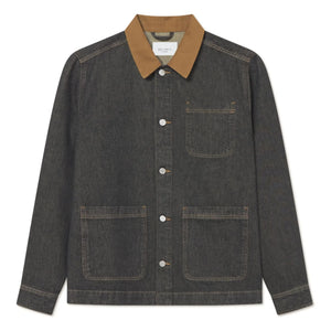 Les Deux - Layton Denim Overshirt | Schwarz