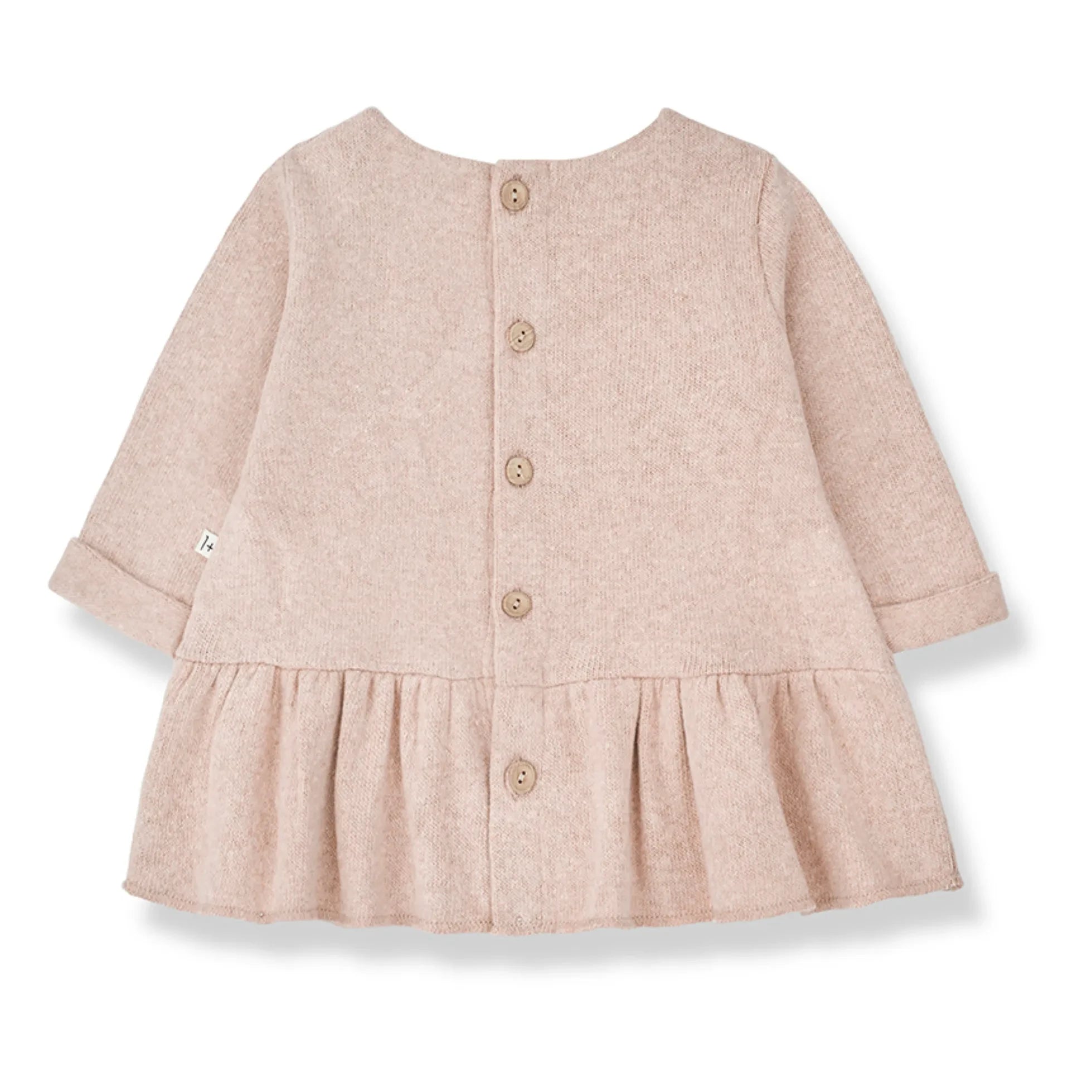 1+ en la familia - Vestido de fibra reciclada Cecile | Rosa claro