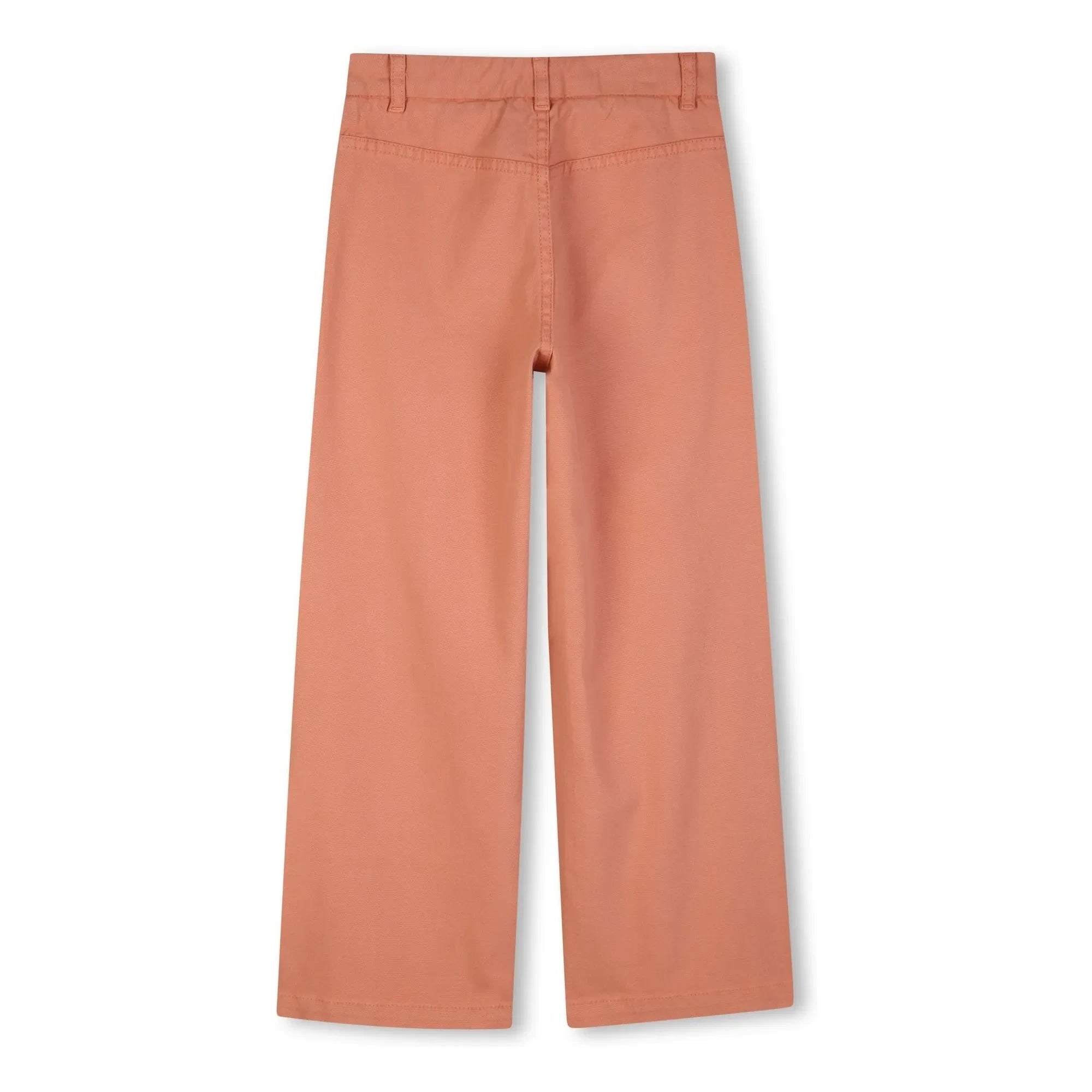 Chloé - Organik Pamuk Keten Pantolon | Mercan