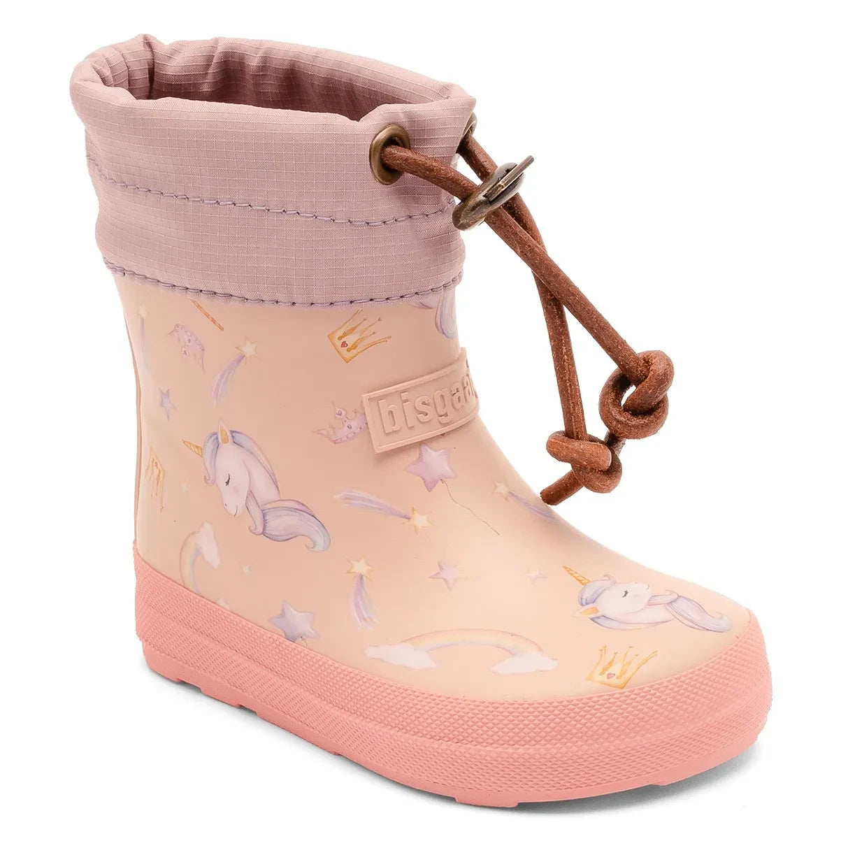 bisgaard - Botas de lluvia barefoot con unicornio | Rosa