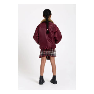 Finger in the nose - Aria Bomber Ceket | Aubergine