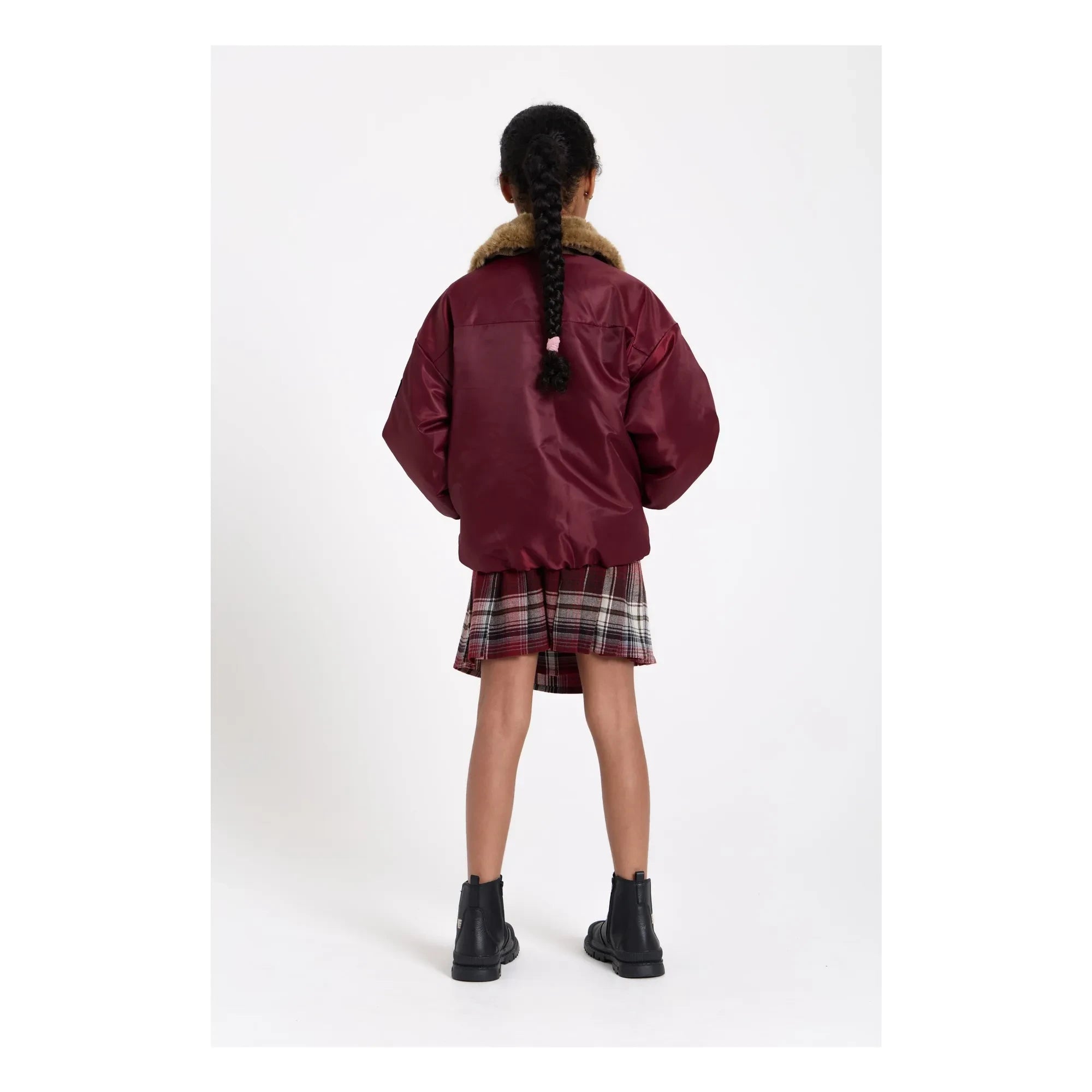 Finger in the nose - Aria Bomber Ceket | Aubergine