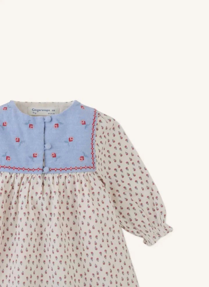 Gingersnaps - Myrtle Fleurie Elbise | Ecru