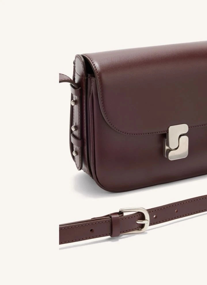 Soeur - Bellissima Mini Deri Çanta | Bordo