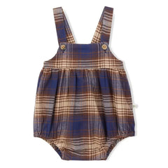 Arsène et Les Pipelettes - Gingham Romper | Navy