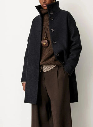 Sessùn - Paradise Wool Coat | Black