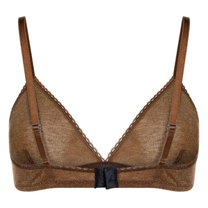 Momoni - Amethyst Metallic Bra | Tobacco