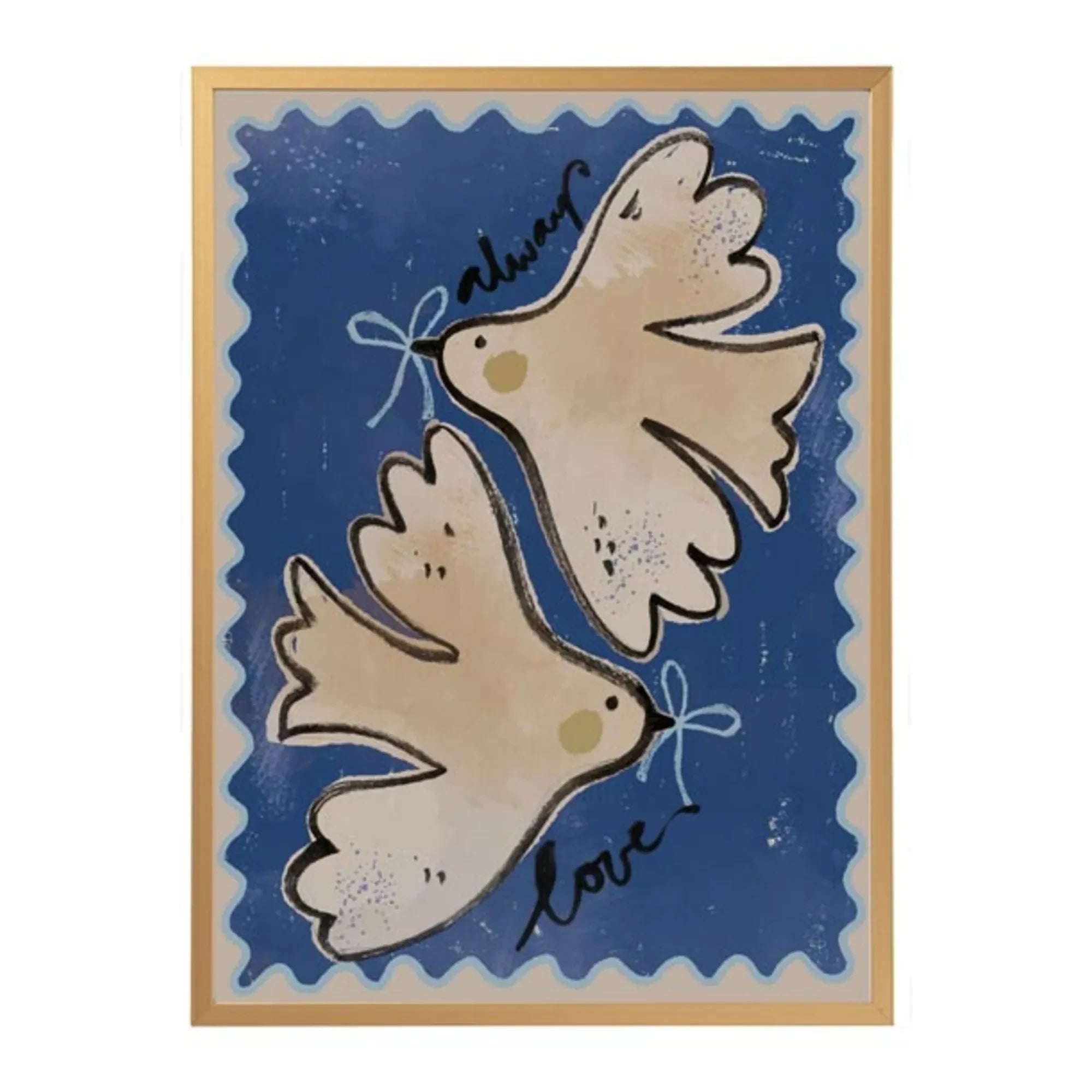 Studio Loco - Großes Poster Always Love | Blau