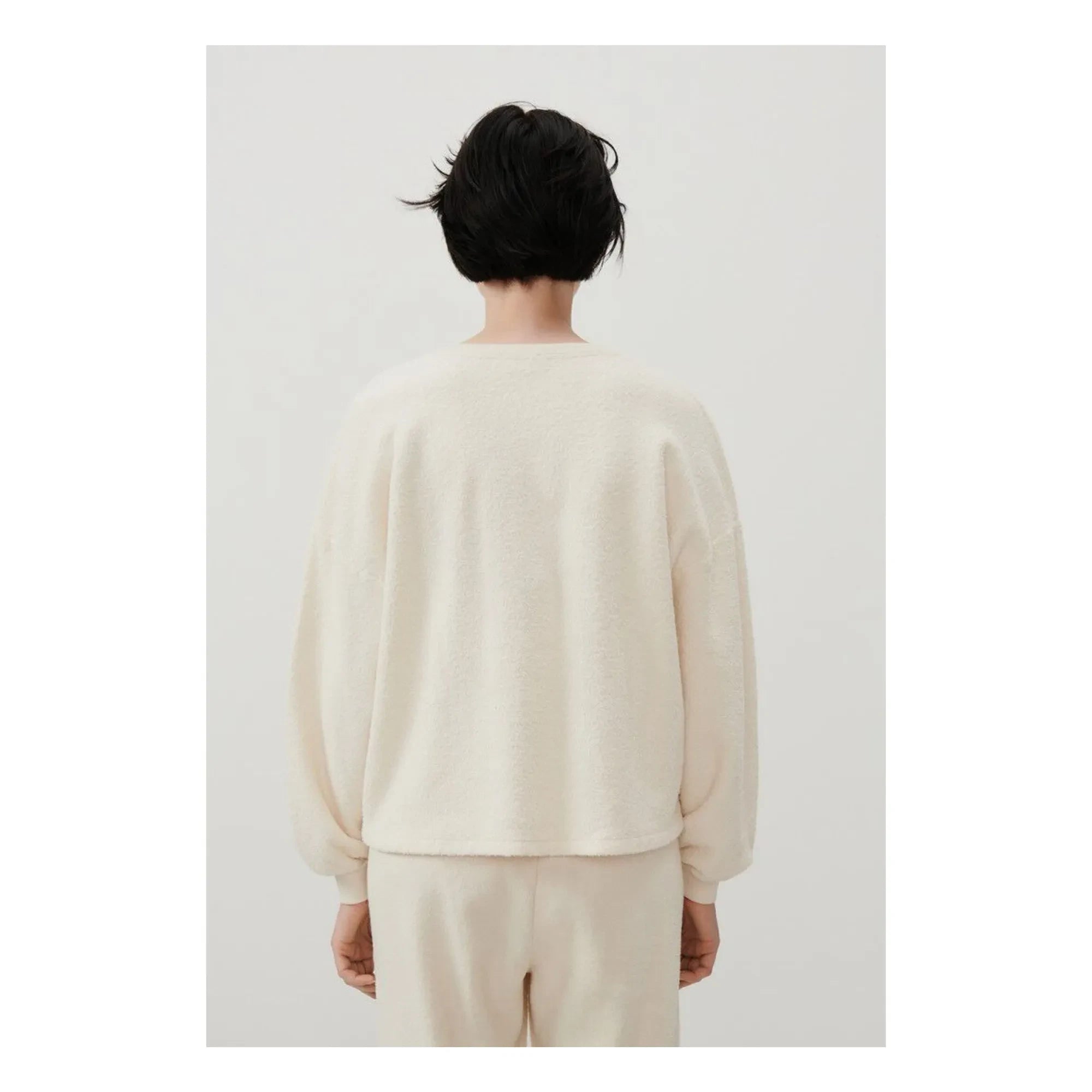 American Vintage - Bobypark Organik Pamuklu Sweatshirt | Ekru