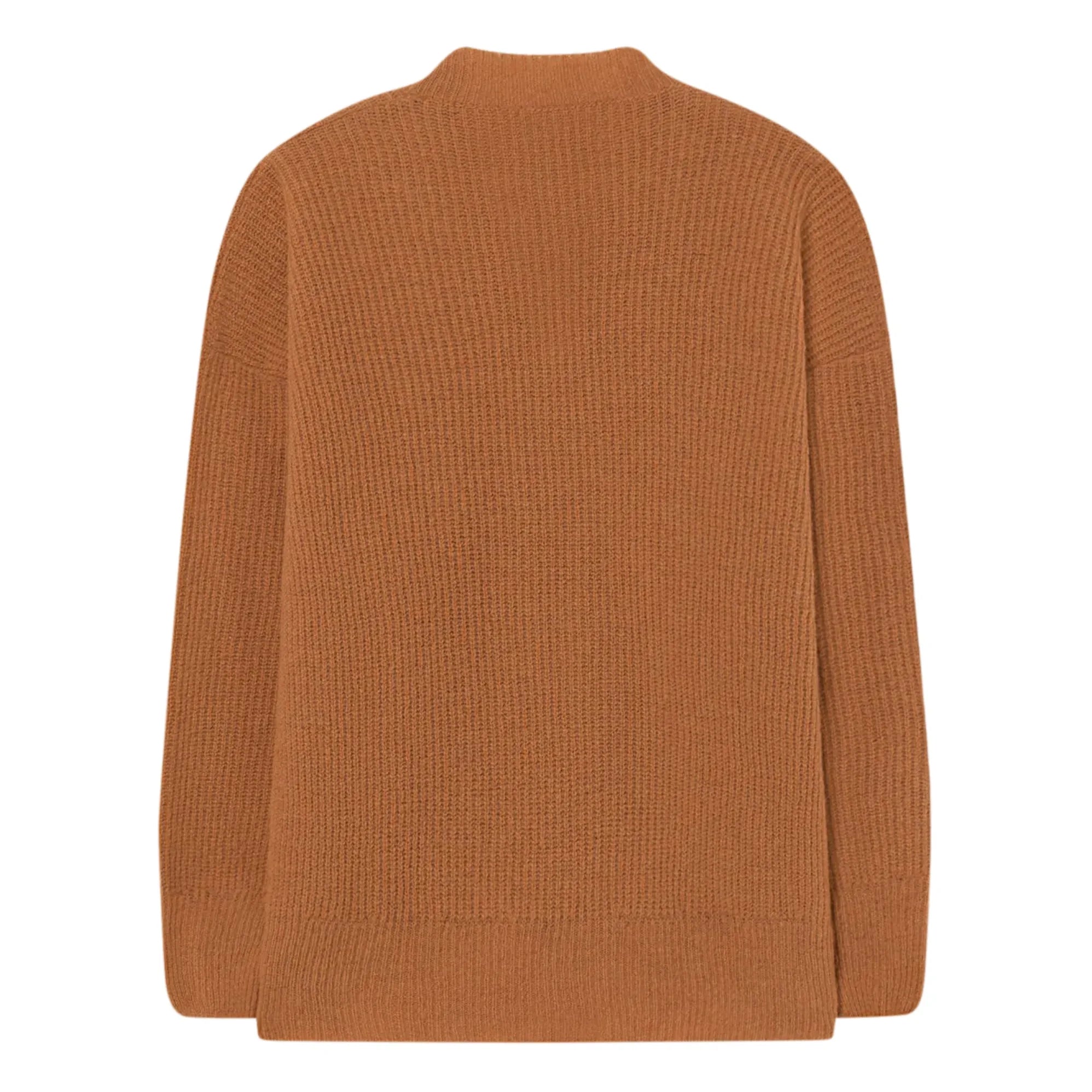 The Animals Observatory - Racoon Unifarbene Strickjacke | Camel