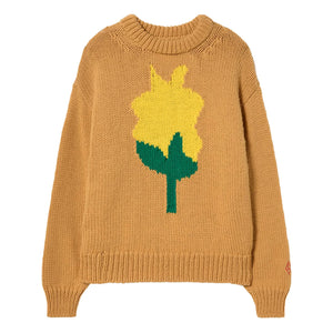 The Animals Observatory - Bull Flower Sweater | Beige