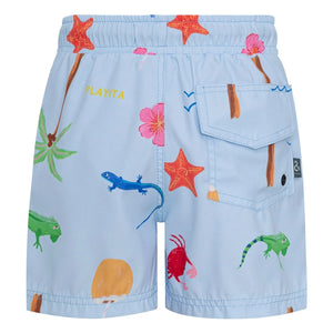 Pepita & Me – Badeshorts | Hellblau