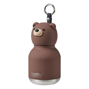 Asobu - Brown Bear paslanmaz çelik mini matara | Brown