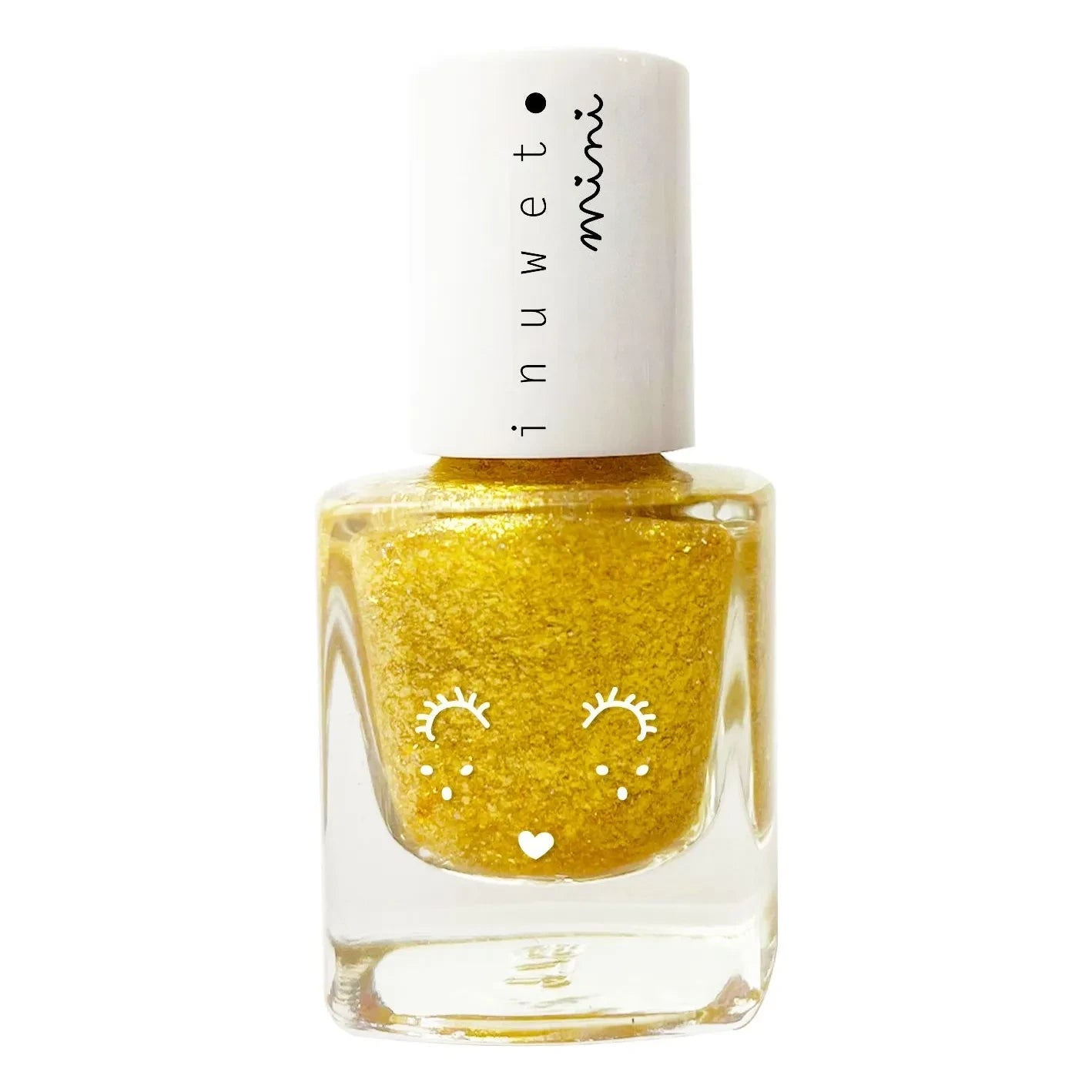 Inuwet - Çocuklar için su bazlı oje Golden Game - 5ml | Gold